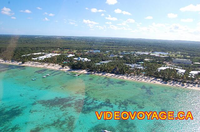 Republique Dominicaine Punta Cana Bavaro Casino La plage du complexe Barcelo, une vue aérienne