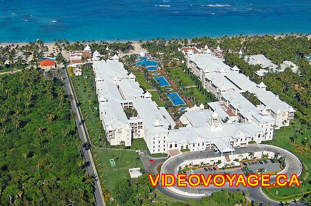 Republique Dominicaine Punta Cana Riu Palace Punta Cana Une vue aérienne de l'hôtel.