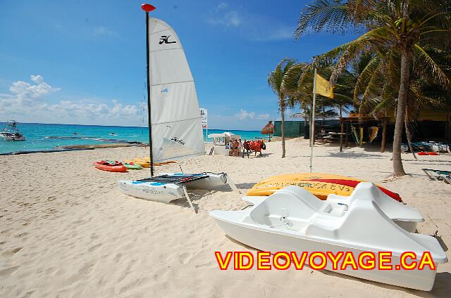Mexique Playa del Carmen Riu Yucatan Pédalot, kayak, catamaran,...