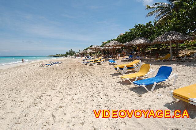 Cuba Varadero Breezes Bella Costa A fairly deep beach that ends with the rocky point of the house Dupont (Xanadu).