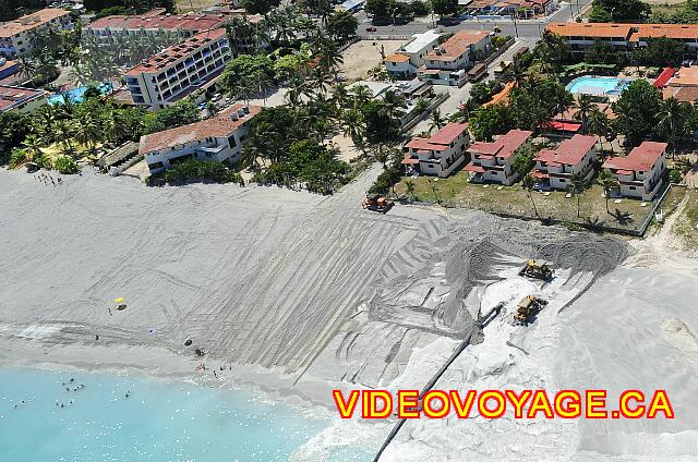 Cuba Varadero Hotel Club Tropical La reconstruction de la plage.