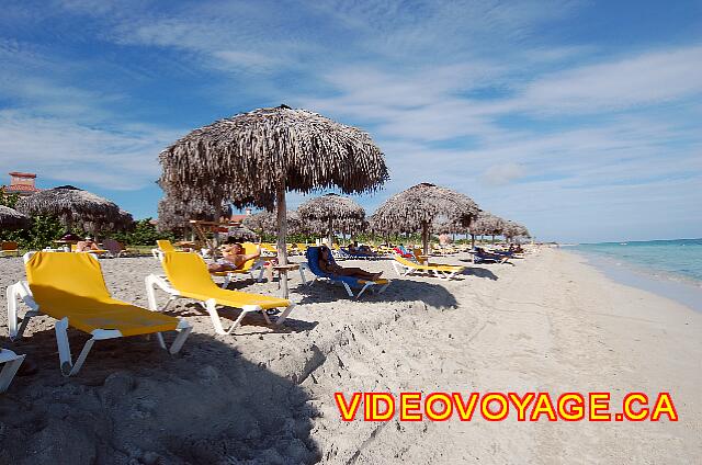 Cuba Varadero Playa Alameda The beach of Playa Alameda was created a few years ago. A mound is formed.