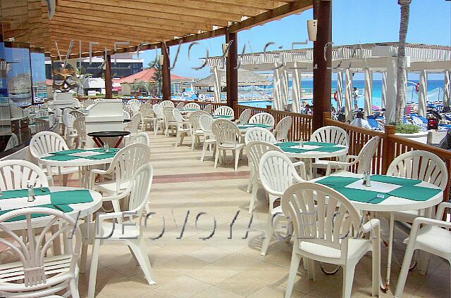 Mexique Cancun Crown paradise La terrasse extérieur