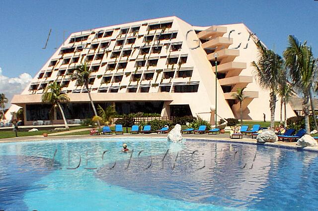 Mexique Cancun Grand Oasis Cancun Una vista desde la piscina