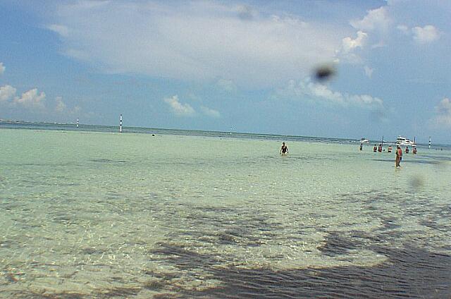 Mexique Cancun Oasis Palm Beach Shallow, 1 meter and no more.