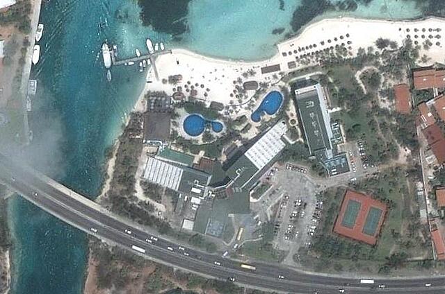 Mexique Cancun Oasis Palm Beach An old aerial photography website