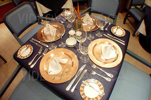 Mexique Cancun Gran Oasis Playa La presentación de las tablas.