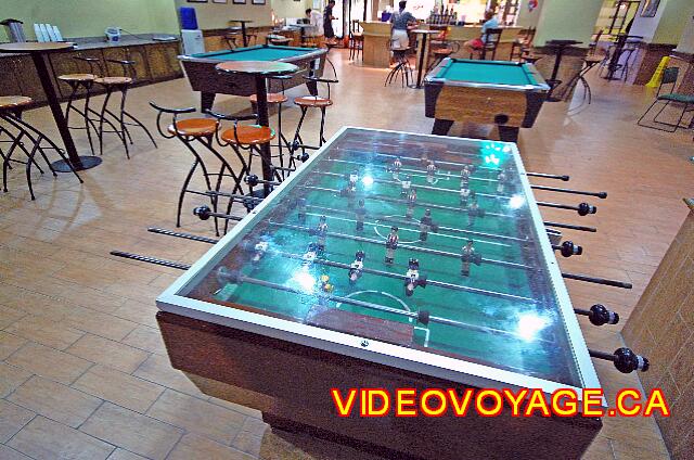 Mexique Cancun Riu Caribe A los juegos de mesa de fútbol.