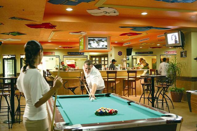 Mexique Cancun Riu Caribe Mesas de billar.