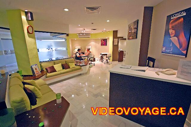 Mexique Cancun Riu Caribe The beauty salon.