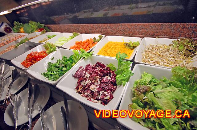 Mexique Cancun Riu Caribe Un bar de ensaladas.