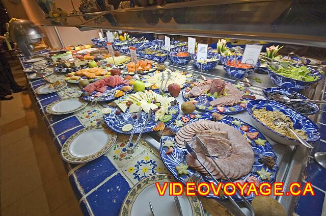 Mexique Cancun Riu Caribe Un primer lado del buffet.