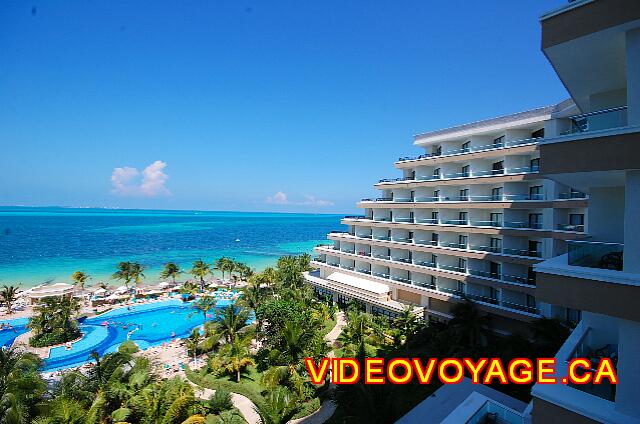 Mexique Cancun Riu Caribe Una hermosa vista desde los balcones.