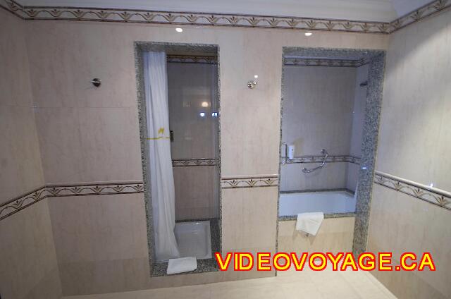 Mexique Cancun Riu Palace Las Americas Baño y ducha.