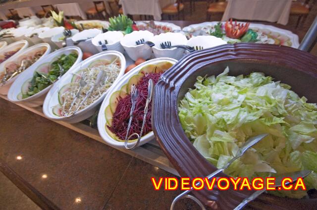 Mexique Cancun Riu Palace Las Americas Salad and vegetables.