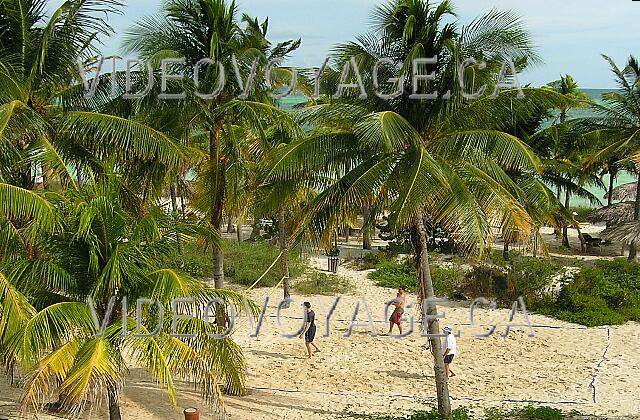 Cuba Cayo Guillermo Iberostar Daiquiri Un beau terrain de volleyball.