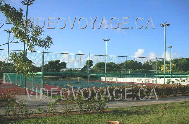 Cuba Cayo-Coco Iberostar Cayo-Coco/Mojito Overview tennis courts.