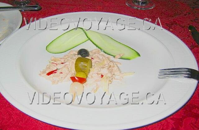 Cuba Cayo-Coco Iberostar Cayo-Coco/Mojito Enter Tuna salad Restaurant El Pincho
