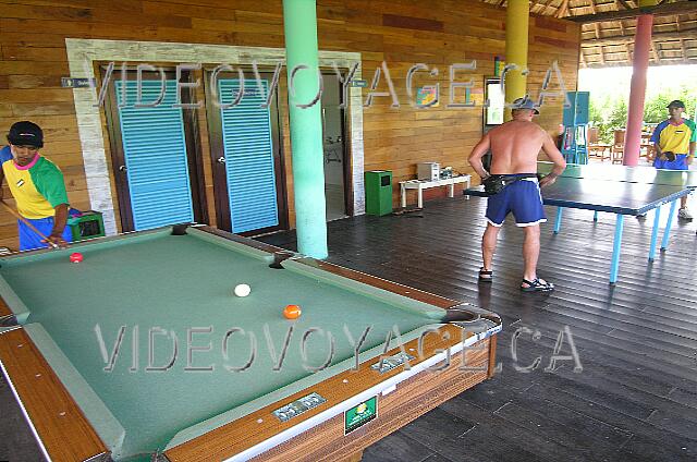 Cuba Cayo-Coco Melia Cayo-Coco Une table de billard et une table de ping pong.