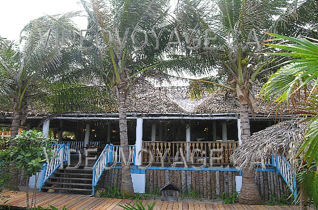 Cuba Cayo-Coco Melia Cayo-Coco The restaurant Ranchon Real Playa Arena near the beach.