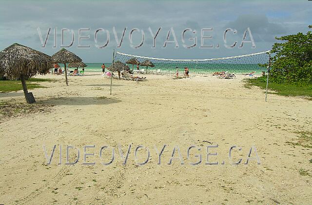 Cuba Cayo-Coco Hotel Playa Coco The volleyball on the beach.