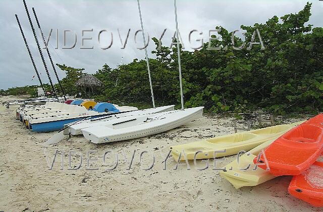 Cuba Cayo-Coco Hotel Playa Coco The nautical center with non motorized water equipment.