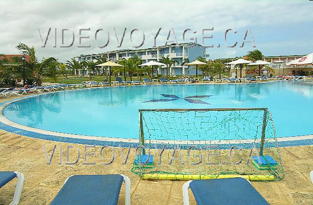 Cuba Cayo-Coco Hotel Playa Coco Water polo nets in the main pool.