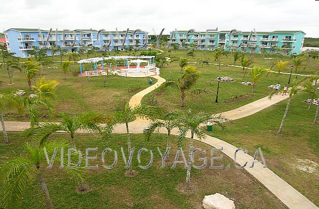 Cuba Cayo-Coco Hotel Playa Coco Une vue d'ensemble de la partie ouest du site.