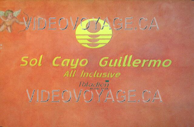 Cuba Cayo Guillermo Sol Cayo Guillermo El nombre del hotel a la recepción.