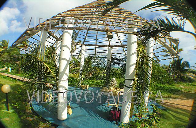 Cuba Cayo-Coco TRYP Cayo-Coco A gazebo near the beach.