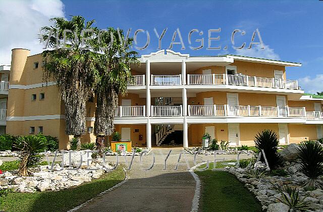 Cuba Cayo-Coco TRYP Cayo-Coco Some buildings on the edge of the sea.