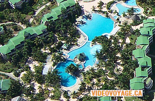 Cuba Cayo-Coco TRYP Cayo-Coco An aerial view of the main pool and children's pool.