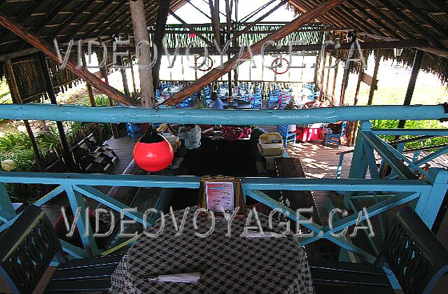 Cuba Cayo-Coco TRYP Cayo-Coco With a few tables on a small mezzanine.