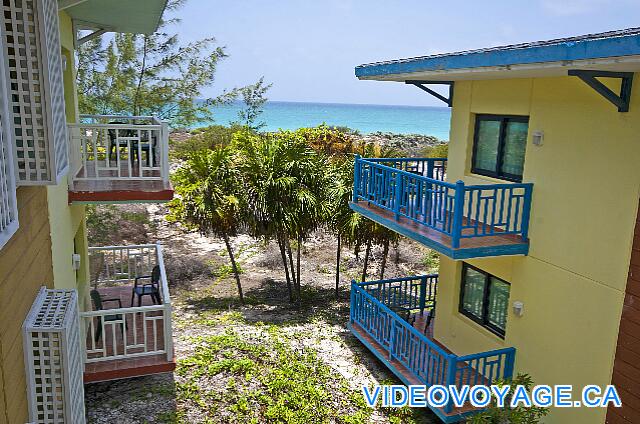 Cuba Cayo Largo Ole Playa Blanca Habitaciones con vistas al mar bungalows son 70 metros de la playa, las habitaciones de la primera planta tienen una vista parcial.