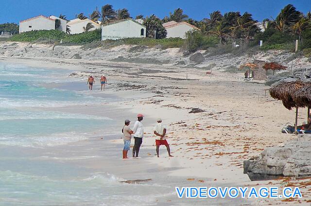 Cuba Cayo Largo Ole Playa Blanca Usted puede comercializar a pocos kilómetros en la playa mirando al oeste, incluso en verano.