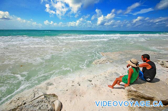 Cuba Cayo Largo Ole Playa Blanca Los clientes que se relaja delante del océano.