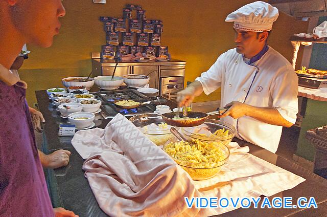 Cuba Cayo Largo Ole Playa Blanca A paste section several pasta choices, plusiuers food choice to add more than 3 and sauces ...