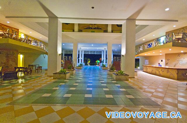 Cuba Cayo Largo Ole Playa Blanca The entrance to the lobby in the evening.