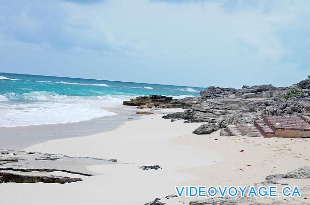 Cuba Cayo Largo Gran Caribe Cayo Largo Un escalier près de la pointe qui a été détruit par une tempête...