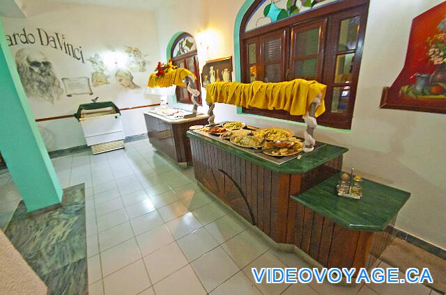 Cuba Cayo Largo Gran Caribe Cayo Largo The salad bar, fruits and freezer for the ice cream.