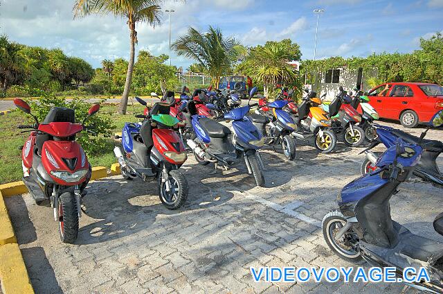 Cuba Cayo Largo Sol Cayo Largo The rental of motorbikes and cars at the front of the hotel.