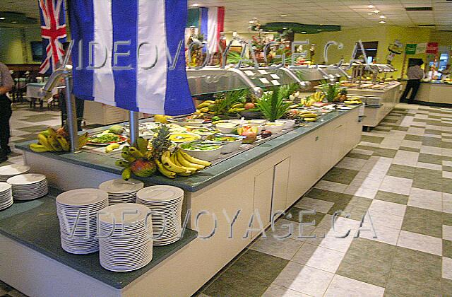 Cuba Guardalavaca Blau Costa Verde Une partie du buffet.