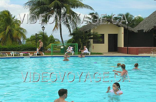 Cuba Guardalavaca Brisas Guardalavaca Water polo in the pool at Brisas.