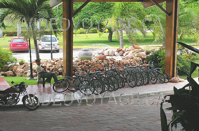 Cuba Guardalavaca Brisas Guardalavaca At the front of Brisas bicycles.