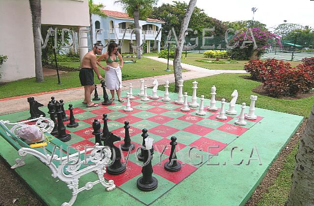 Cuba Guardalavaca Brisas Guardalavaca A giant chess section of the villa.