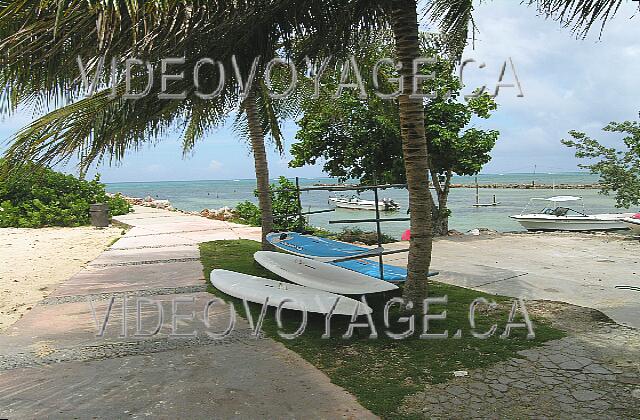 Cuba Guardalavaca Brisas Guardalavaca Sailing boards in the nautical center Brisas. The dove also underwater.