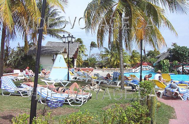 Cuba Guardalavaca Brisas Guardalavaca Sometimes clients are favorite place chairs on the grass when it is too hot.