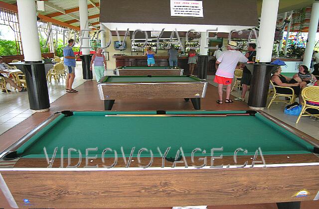 Cuba Guardalavaca Playa Costa Verde Several pool tables in the Lobby Bar.