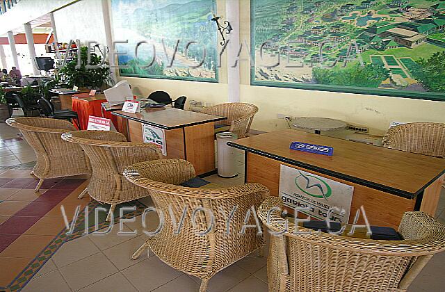 Cuba Guardalavaca Playa Costa Verde Tourist offices and car rental in the Lobby.