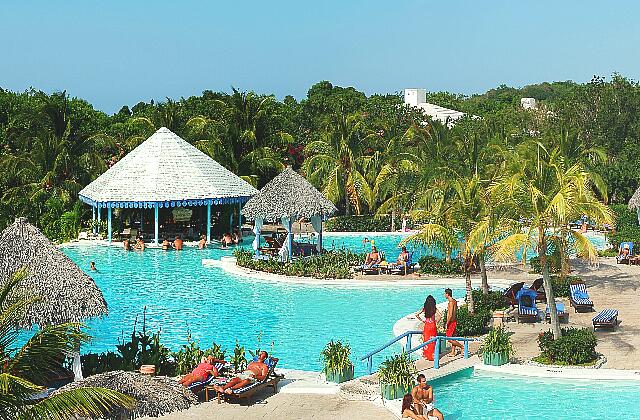 Cuba Guardalavaca Paradisus Rio de oro A view of the pool.